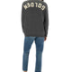 LOGO LAPEL CARDIGAN