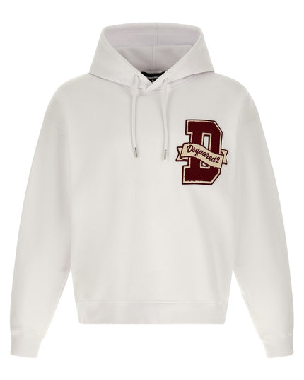 Logo patch hoodie
