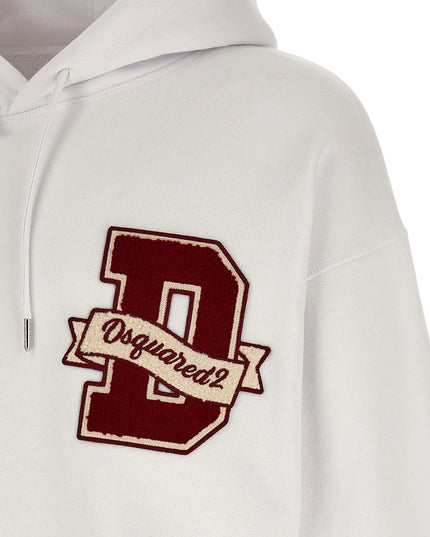 Logo patch hoodie