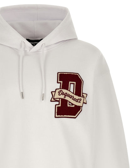 Logo patch hoodie