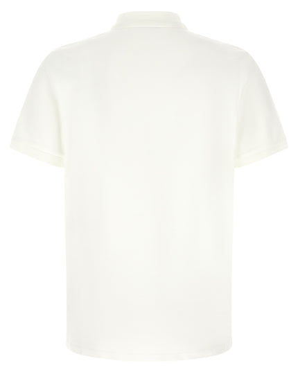 Logo patch polo shirt