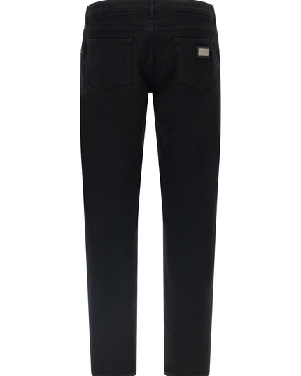 Logo plaque jeans