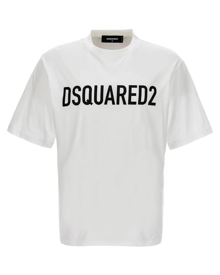 Dsquared2 Logo T-Shirt | Weiss/Schwarz