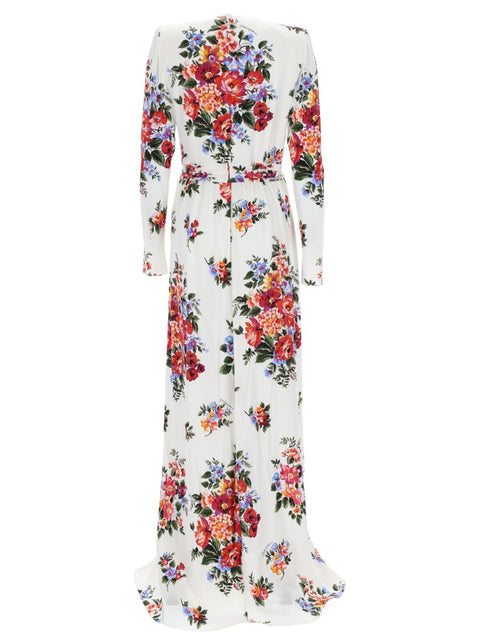 LONG DRESS WITH FLORAL PRINT