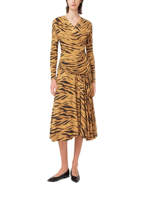 LONG DRESS WITH "ZEBRA" PRINT