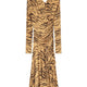 LONG DRESS WITH "ZEBRA" PRINT