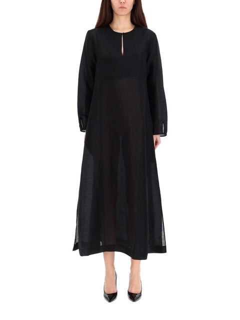 LONG LINEN CAFTAN