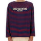 LONG SLEEVE T-SHIRT WITH "CHEZ VALENTINO" PRINT