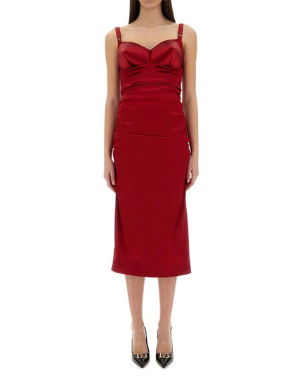 LONGUETTE DRESS WITH CONE CUPS