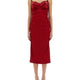LONGUETTE DRESS WITH CONE CUPS