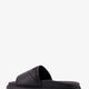 Low leather sandals with FF jacquard insert