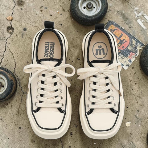 Low-Top Casual Flat Canvas Shoes