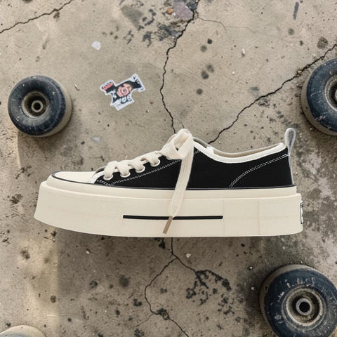 Low-Top Casual Flat Canvas Shoes