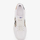 Low-top leather sneakers with Check inserts