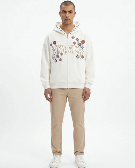 Premium Vorgewaschener Hoodie