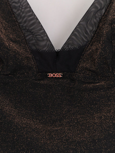 Lurex tank top and slip set