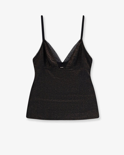 Lurex tank top and slip set