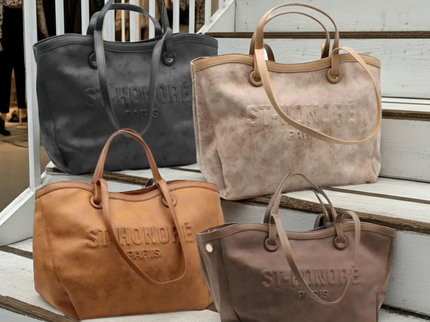 Embossed ST HONORÉ tote bag 