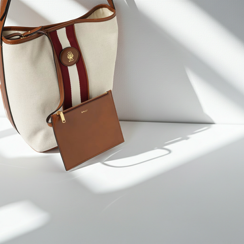BALLY SIGN Stripe Shoulder Bag