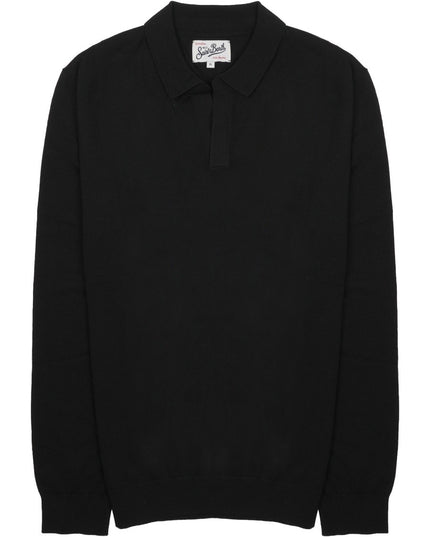 MAGLIA CON COLLETTO A POLO