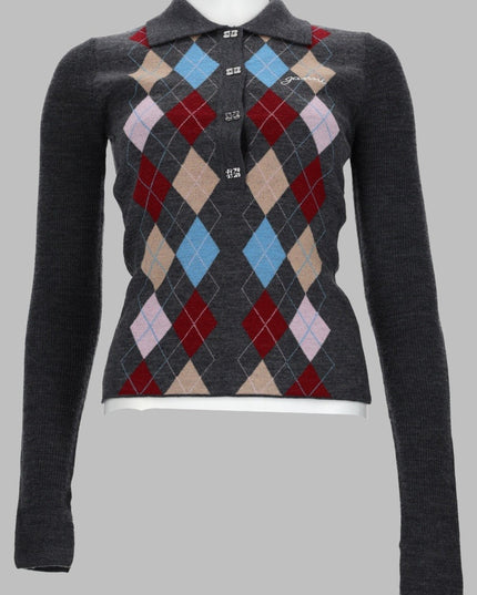 MAGLIA POLO A ROMBI