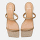 Maiate Textil-Mules Gold –