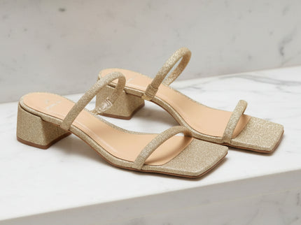 Maiate Textil-Mules Gold