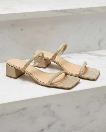 Maiate Textil-Mules Gold