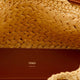 Mamma Baguette Medium raffia crossbody bag