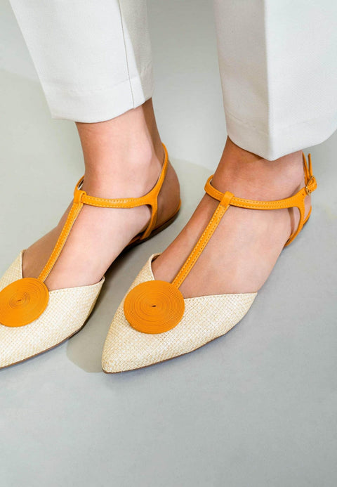 Acerola Textil-Sandalen – Natürlich Öko Flach