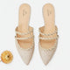 Mangará Amburana Women's Mules Beige - Sustainable-1