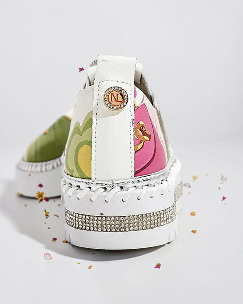Petra Plateau-Sneaker (Violet Blossom)