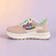 Modische Plateau-Sneaker (Violet Blossom)