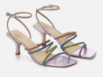 Arca Leder-Sandalen Lila
