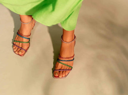 Arca Leder-Sandalen Lila