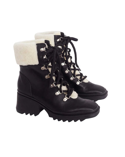 Mangárá Atelier | Cassia Combat Boots | Black