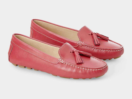 Caviúna Pink Calf Leather Tassel Loafers – Flat