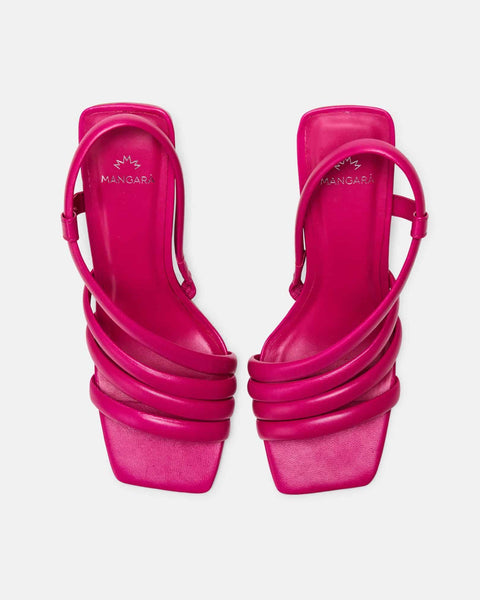 Cedro Kalbsleder-Sandalen Pink –