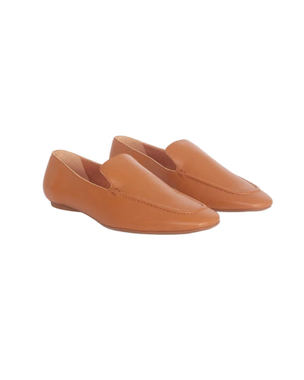 CLUSIA — Damen Loafer Braun Ziegenleder
