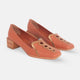 Cordía Karamell Leder-Loafer