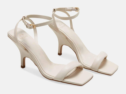 Cortiça Kalbsleder-Sandale Off-White