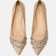 Guaraní Raffia-Leder Ballerinas – Natur Beige | Mangará Atelier