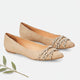 Guaraní Raffia-Leder Ballerinas – Natur Beige | Mangará Atelier