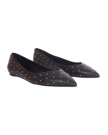 Mangará Hamelia Ballerinas – Schwarzes Leder