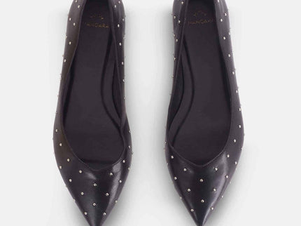 Mangará Hamelia Ballerinas – Schwarzes Leder