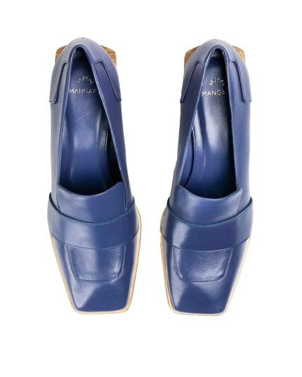Mangará Louro Loafers – Blaues Kalbsleder