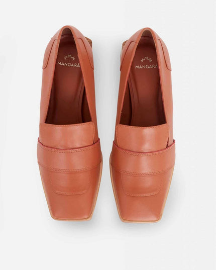 Mangará Louro Loafers – Karamell-Kalbsleder