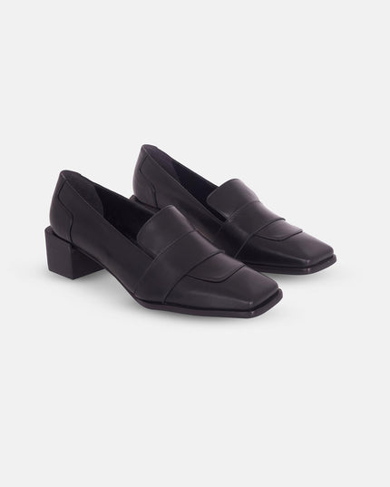 Louro Kalbsleder-Loafer Schwarz