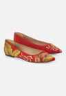 Mangará Pindaiva Ballerinas mit Stickerei – Elegante Damen-Flats