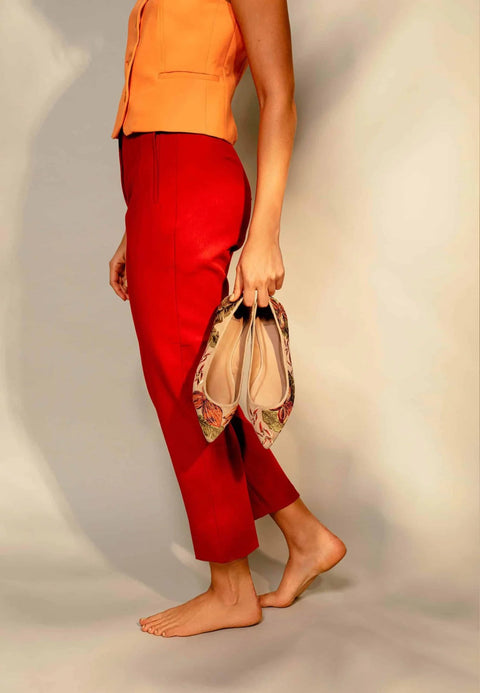 Mangará Pindaiva Ballerinas mit Stickerei – Elegante Damen-Flats